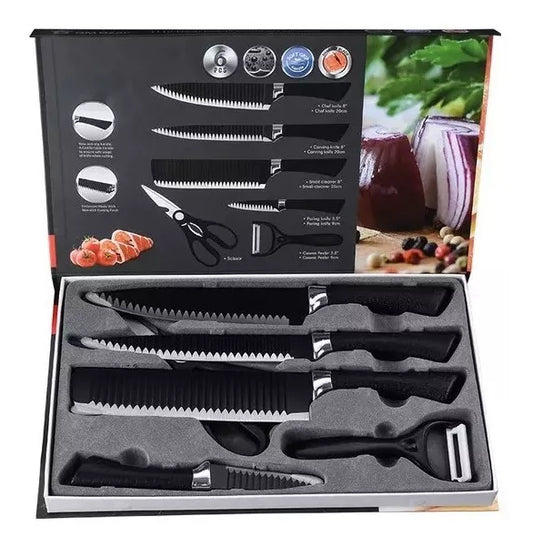 Set De Cuchillos Para Cocina 6 piezas
