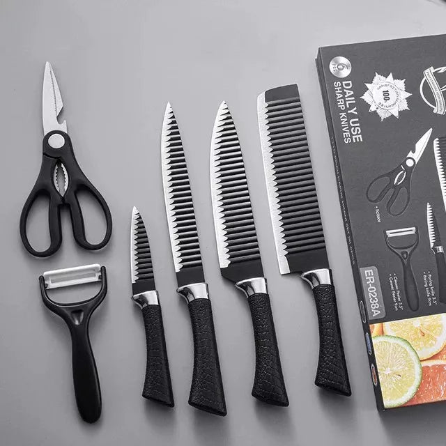Set De Cuchillos Para Cocina 6 piezas