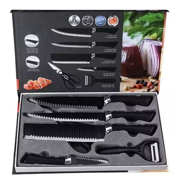 Set De Cuchillos Para Cocina 6 piezas